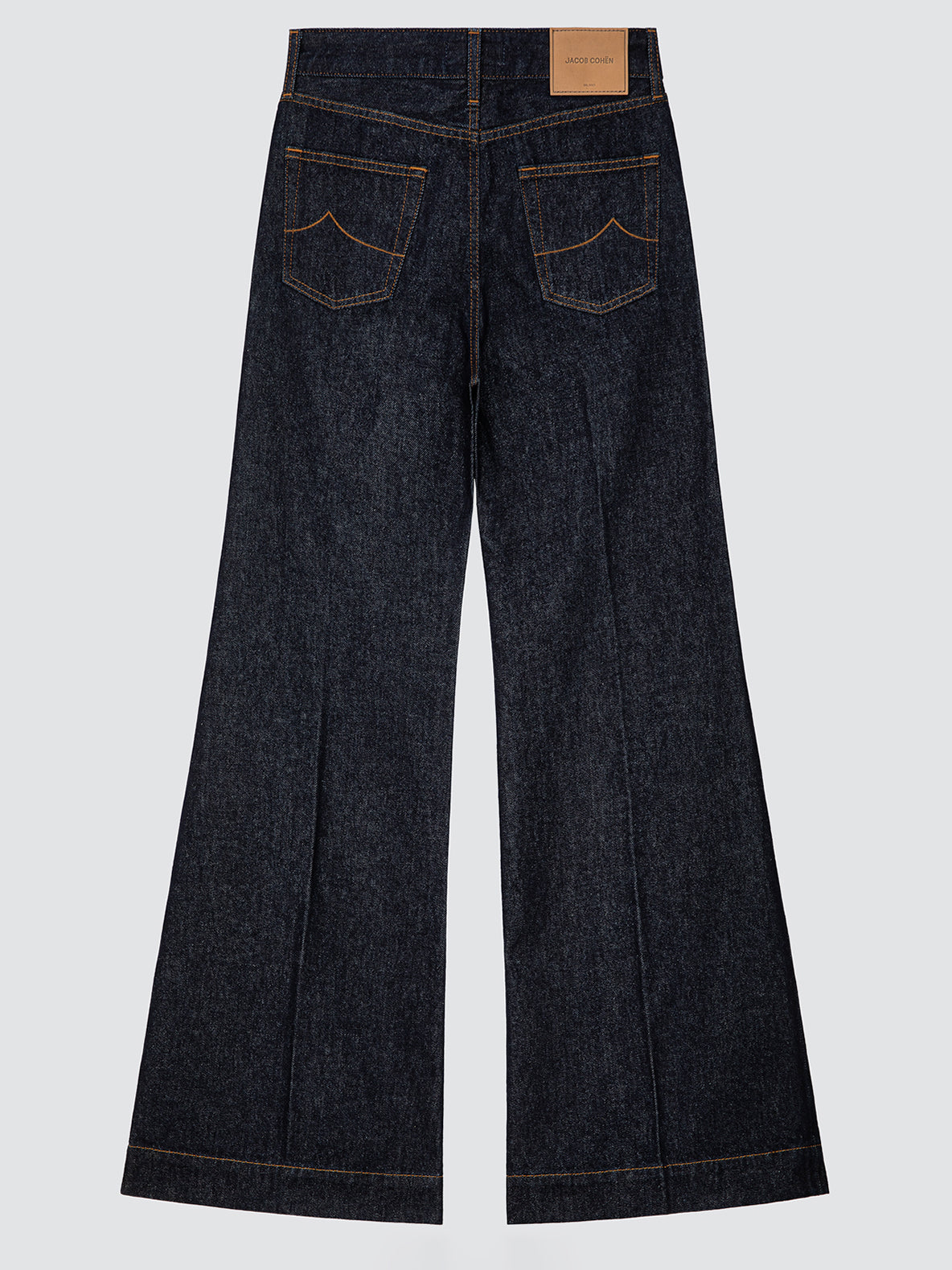 Jackie Palazzo Jeans Dark Blue Cotton Denim