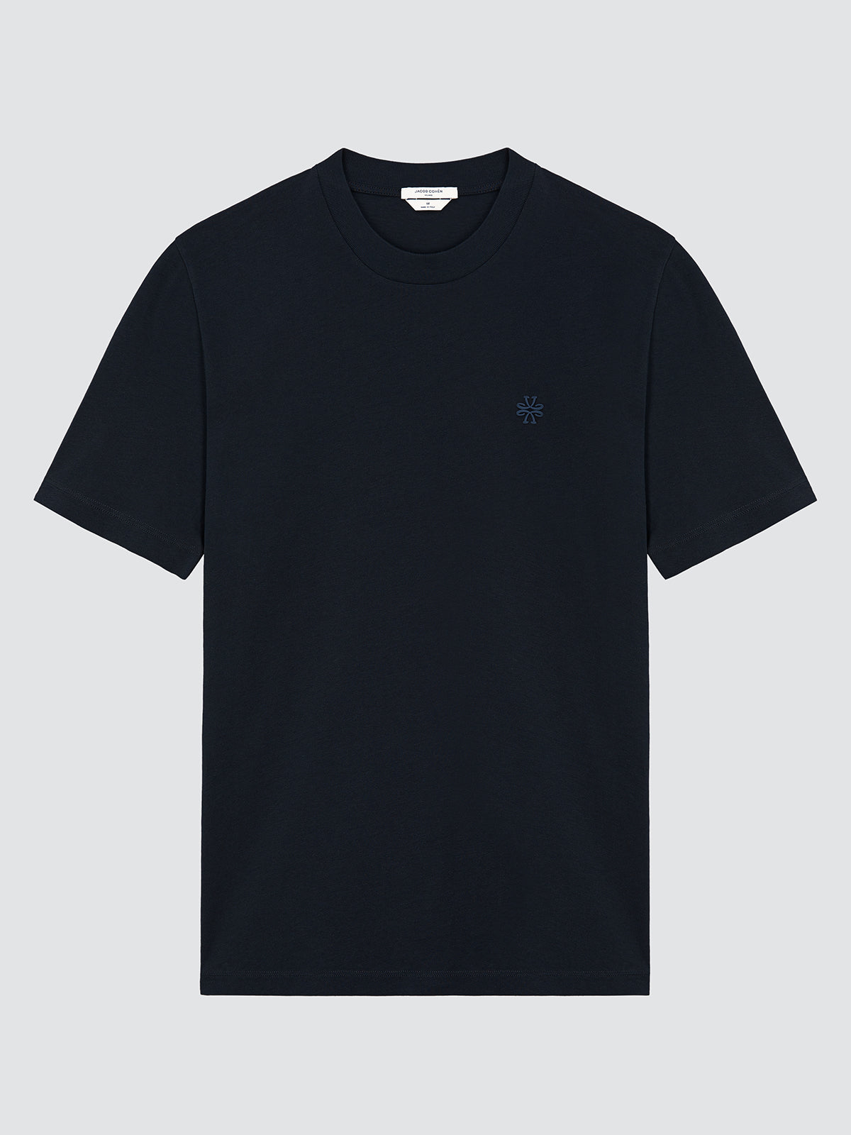 T-Shirt Jacob Cohën blue black cotton basic front view