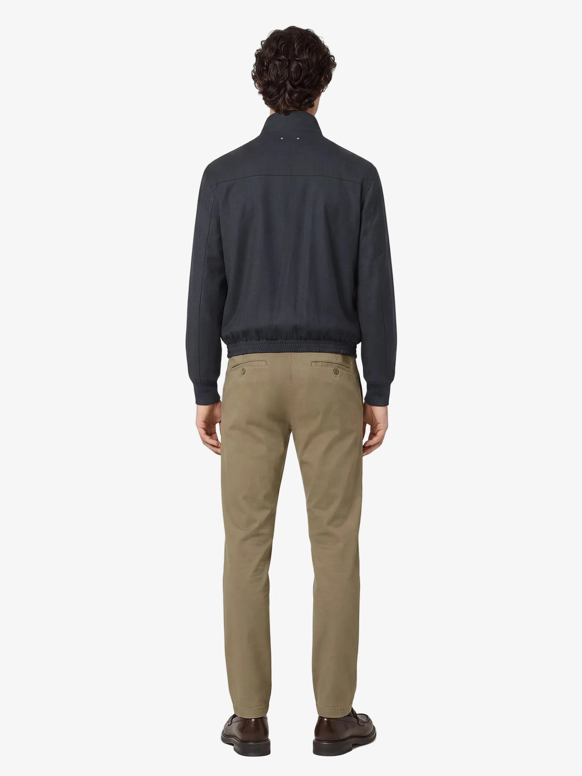 Comfort Wool-Cashmere Cloth Bomber