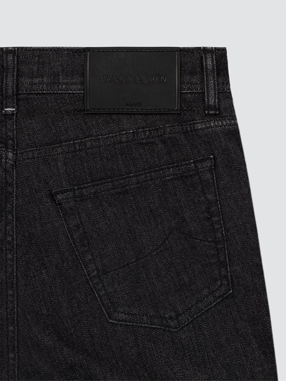 Nick Jeans black grey denim stretch Jacob cohen