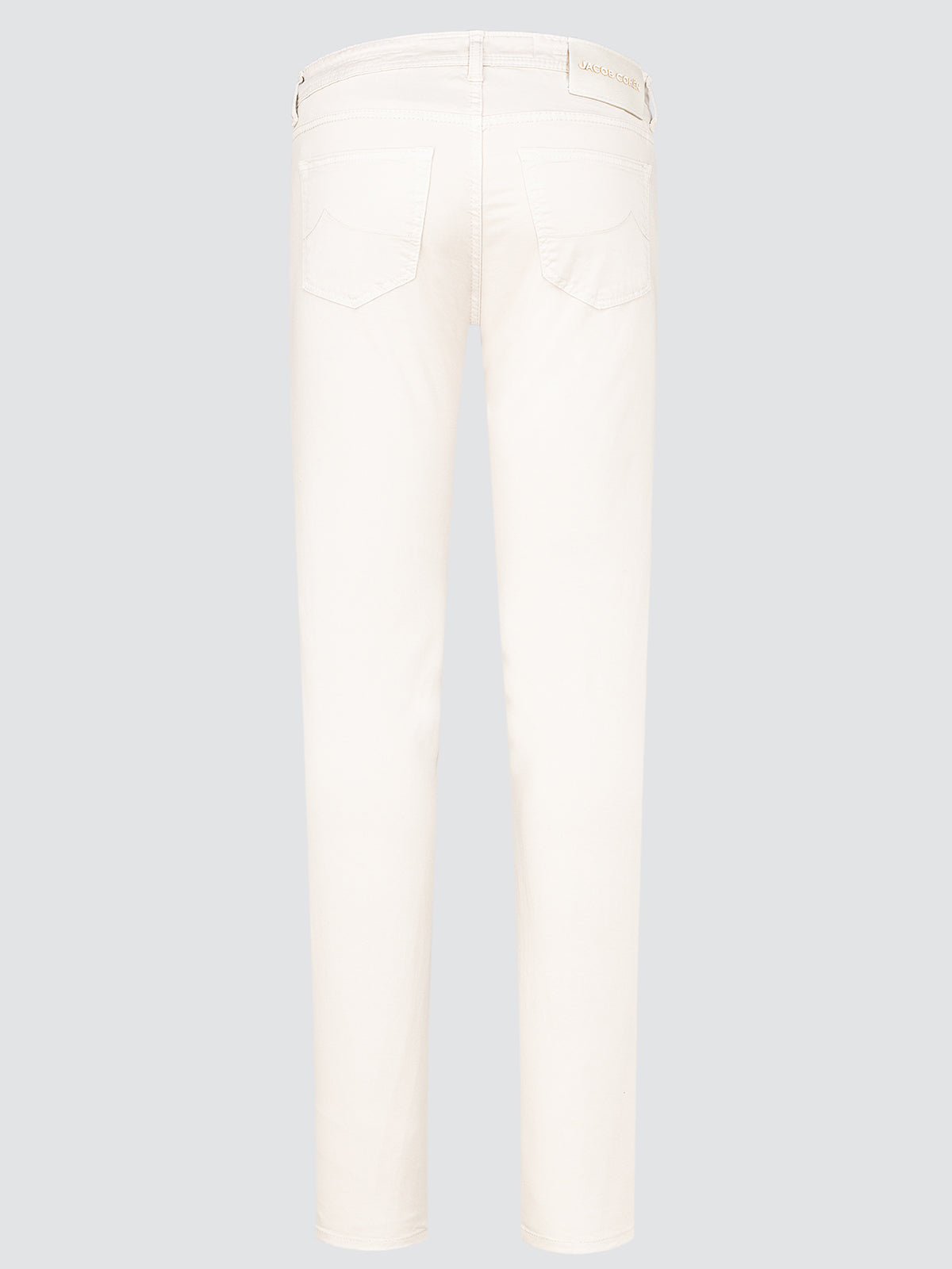 Bard 5 pockets pants in a light beige gabardine stretch