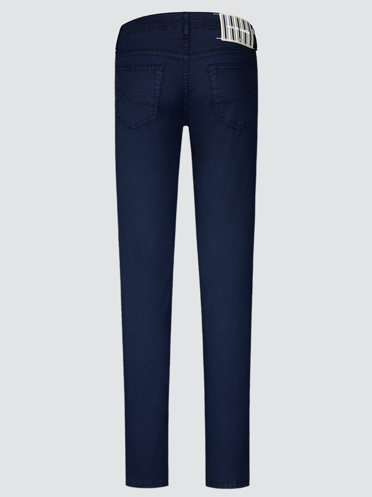 Bard blaue Hose aus Stretch-Gabardine