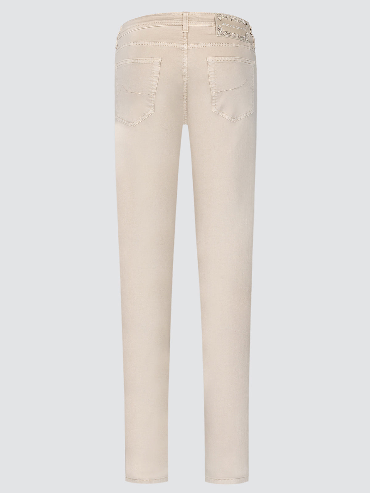Nick 5 Pocket slim Pants in Beige Power Stretch Bull | Jacob Cohen