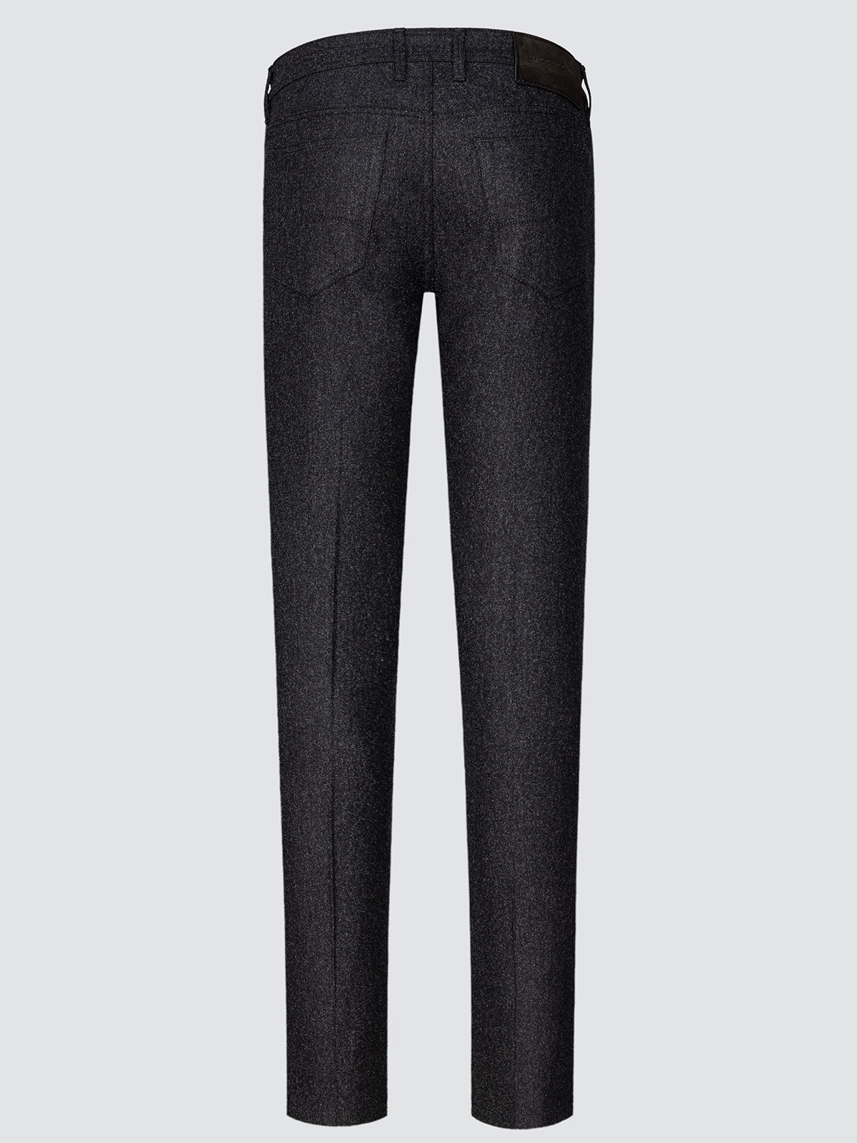Bard Regular-Slim 5-pocketbroek antracietgrijs flanel