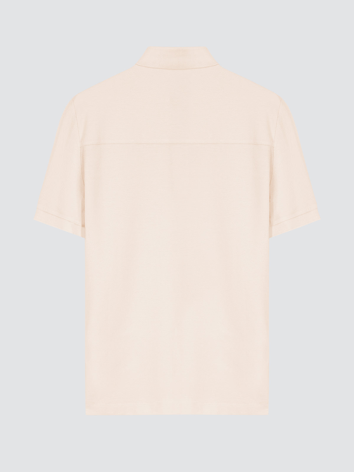 Stone rose pique polo - concealed placket