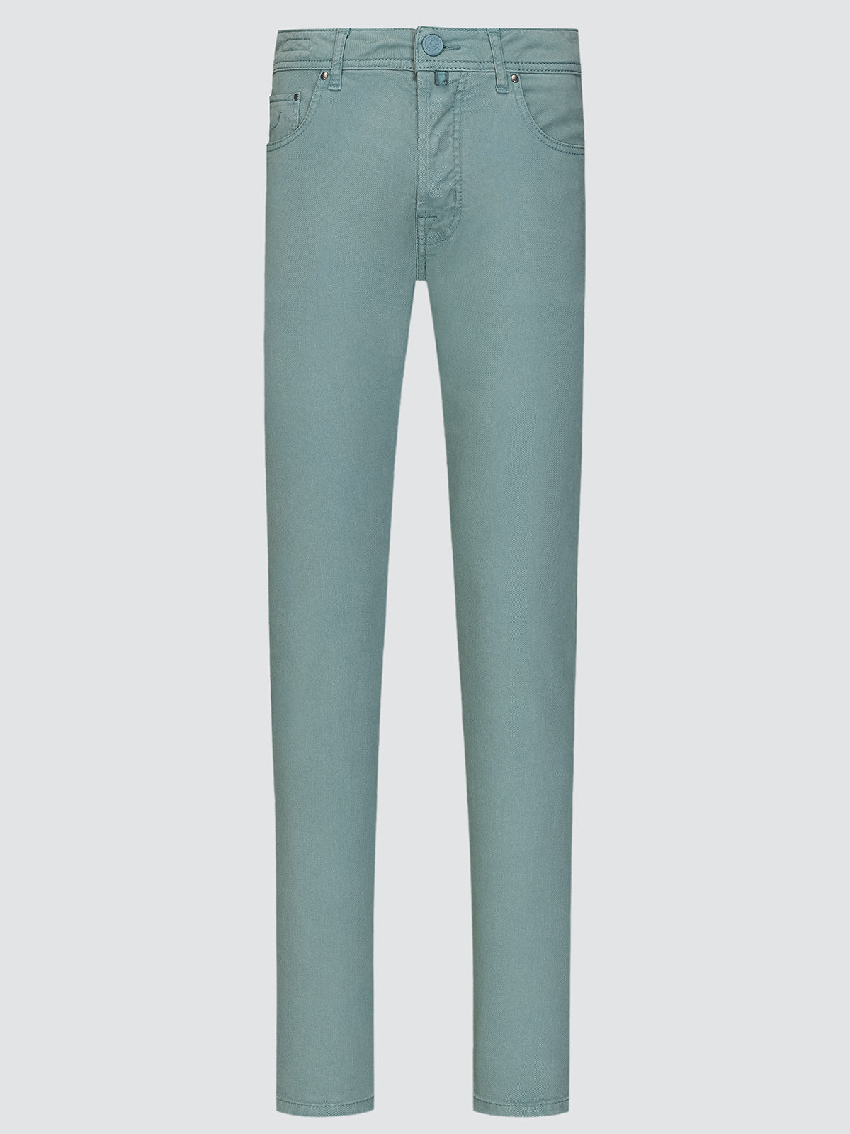 Bard 5-pocketbroek Saliegroene stretchkatoen en lyocell twill